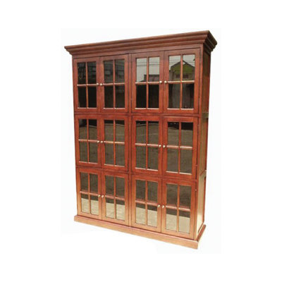 bookcase door glass tall library standard byxbee doors